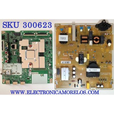 KIT DE TARJETAS PARA TV LG / NUMERO DE PARTE MAIN EBT66491003 / EAX69083603(1.0) / NUMERO DE PARTE FUENTE EAY64948708 / EAX67865202(1.0) / PANEL NC550DGG-AAGPA / MODELO 55UN7000PUB.BUSWLKR